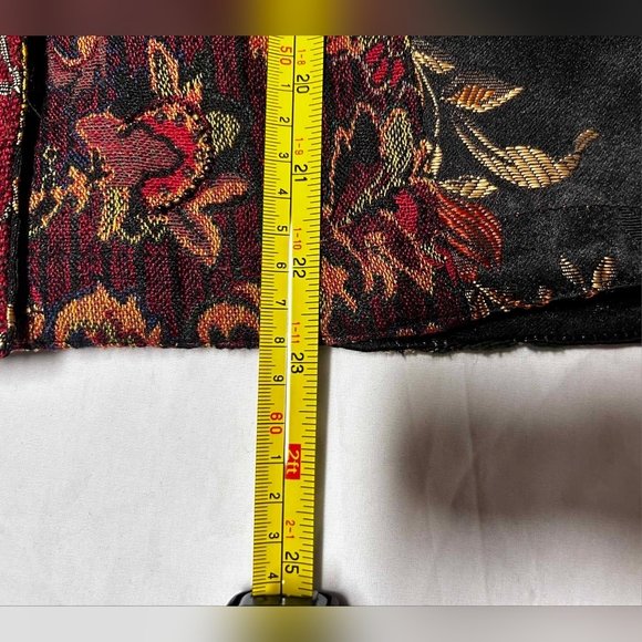Chicos Tapestry Jacket Patchwork Dressy Embroidered Beaded Womens Large - Picture 5 of 6